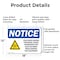 Signmission Cold Burn Hazard Cryogenic Liquid OSHA Notice Sign, Aluminum, 18in W x 12in L, 2PK OS-2PACK-NS-A-1218-L-10700 - alternate 7